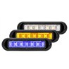MXM20494BYW-TC - Surface Mount Warning Tri Color 18 LED Blue/Amber/White Clear Lens