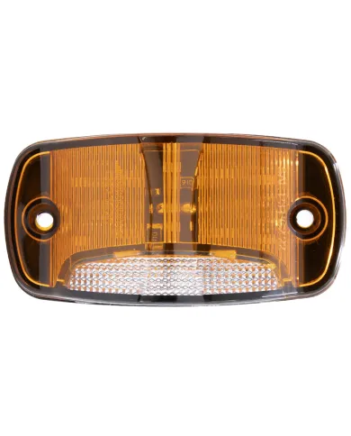 MXM23025YW-DC - Rectangular Amber Clearance Marker P2PC with White Ground Light