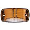 MXM23025YW-DC - Rectangular Amber Clearance Marker P2PC with White Ground Light