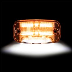 MXM23025YW-DC - Rectangular Amber Clearance Marker P2PC with White Ground Light