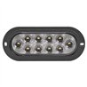 MXM63323-A - 6” Oval Red White Back-Up Flange Mount