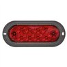 MXM63323R-A - 6” Oval Red Stop/Turn/Tail Flange Mount