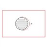 TXTLED-F2R - 2" Flatline Red LED (9 Diodes)