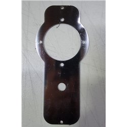JMLSS-1020 - Stainless Peterbilt 579/589 & Kenworth T680 2012+ Above Door Dome Light Bracket w/ 1 WM Light Hole