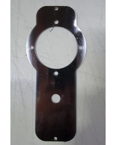 JMLSS-1020 - Stainless Peterbilt 579/589 & Kenworth T680 2012+ Above Door Dome Light Bracket w/ 1 WM Light Hole