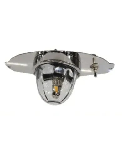 JMLSS-1021 - Stainless Freightliner Cascadia 2008 - 2018 Above Driver / Passenger Dome Bracket w/ 1 WM Light Hole
