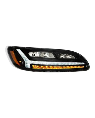 UP32931-Blackout 6 LED Headlight For Peterbilt 386 (2006-2016) & 387 (2000-2011)- Passenger