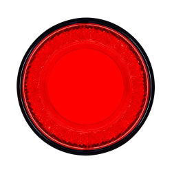UP36652-24 LED 4" Round Mirage Light (Stop, Turn & Tail) - Red LED/Red Lens