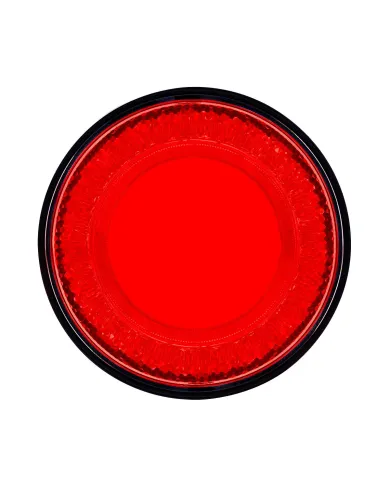 UP36652-24 LED 4" Round Mirage Light (Stop, Turn & Tail) - Red LED/Red Lens