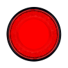 UP36652-24 LED 4" Round Mirage Light (Stop, Turn & Tail) - Red LED/Red Lens