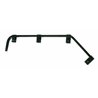 UP10672-Black Angled Mud Flap Hangers - No Coil (Pair)