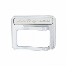UP41763-Chrome Rocker Switch Cover For Peterbilt 579 (2013-2019) & 567 (2014-2018)- Axle Differential