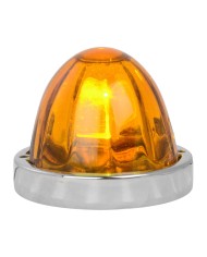 GG79751 - LIGHT AMBER WATERMELON GLASS FLUSH MOUNT LIGHT KIT, 1 WIRE