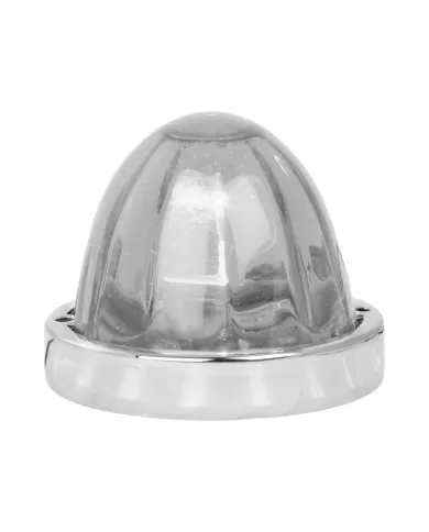 GG79733 - CLEAR WATERMELON GLASS FLUSH MOUNT LIGHT KIT, 2 WIRES