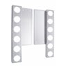 UP33051-Freightliner Stainless Front Air Cleaner Bracket Only - 12 Light Cutouts