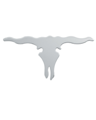GG90220 - CR. LONG HORN SKULL CUT OUT, 11"X22-1/2"
