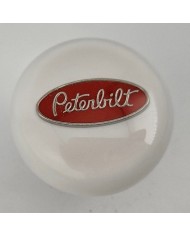 MFC-PRO-B   RED PETERBILT OVAL, BALL SHIFT KNOB