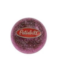 MFC-PRO-B   RED PETERBILT OVAL, BALL SHIFT KNOB