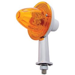 UP33419-2-1/8" Arm Crystal Watermelon Honda Light With Double Contact - Amber Lens