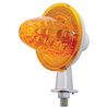 UP33425-1-1/8" Arm Crystal Crystal Honda Light With Single Contact - Amber Lens