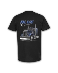 DLKP246 -Playera negra classic blue