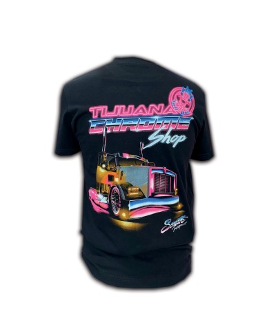 DLKP241 -Playera black smith neón