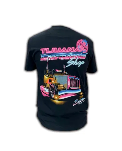 DLKP241 -Playera black smith neón