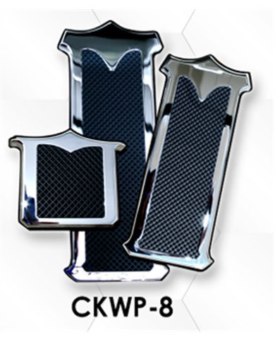 LNCCKWP-8 - Chrome Plated Billet Aluminum KW Foot Pedal Set ('05 & Older) (Set of 3)