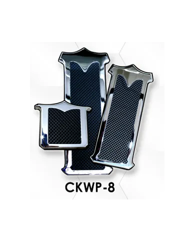 LNCCKWP-8 - Chrome Plated Billet Aluminum KW Foot Pedal Set ('05 & Older) (Set of 3)