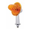 UP33443-2-1/8" Arm Crystal Crystal Honda Light With Double Contact - Amber Lens