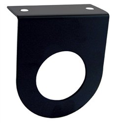 UP34001-2" Black Light Bracket With Flange - 1 Hole