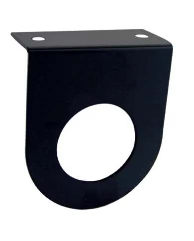 UP34001-2" Black Light Bracket With Flange - 1 Hole