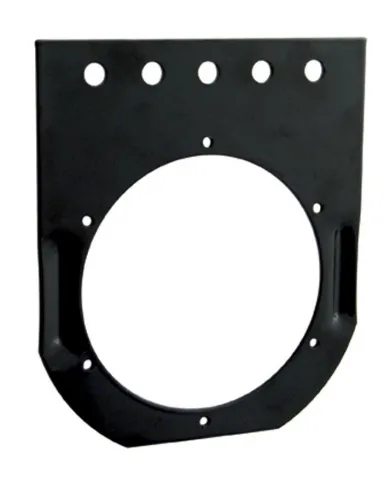 UP34003-4" Black Light Bracket - 1 Hole