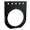 UP34003-4" Black Light Bracket - 1 Hole