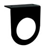 UP34004-2.5" Black Light Bracket With Flange - 1 Hole
