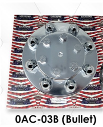 LNC0AC-03-V - Rear Axle Cover w/Vortex Style Nut Covers