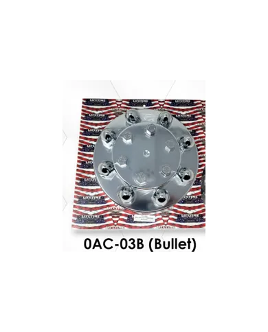 LNC0AC-03-V - Rear Axle Cover w/Vortex Style Nut Covers