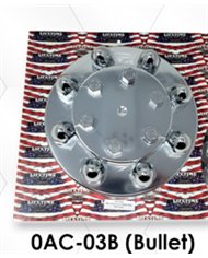 LNC0AC-03-V - Rear Axle Cover w/Vortex Style Nut Covers