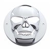 UP34015-Chrome 3D Skull Light Bezel For 2" Round Light