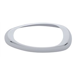 UP34017-Chrome Plastic Sleeper Fairing Light Bezel For Freightliner Century/Columbia/Coronado