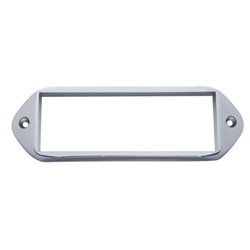 UP34021-Chrome Plastic Bezel For 5-7/8  X 2  Rectangular Light