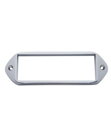 UP34021-Chrome Plastic Bezel For 5-7/8  X 2  Rectangular Light