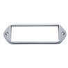 UP34021-Chrome Plastic Bezel For 5-7/8  X 2  Rectangular Light