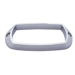 UP34022-Chrome Rectangular Bezel For Tiger Eye Light (Clearance/Marker)