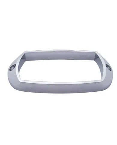 UP34022-Chrome Rectangular Bezel For Tiger Eye Light (Clearance/Marker)