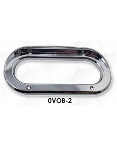 LNC0VOB-2 - Oval Lt. Bezel w/Visor