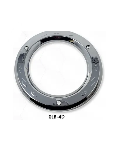 LNC0LB-4D - 4" Round Lt. Bezel w/Diamond Pattern