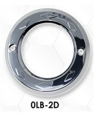 LNC0LB-2D - 2" Lt. Bezel w/Diamond Pattern