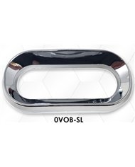 LNC0VOB-SL - Oval Screwless Light Bezel w/Visor
