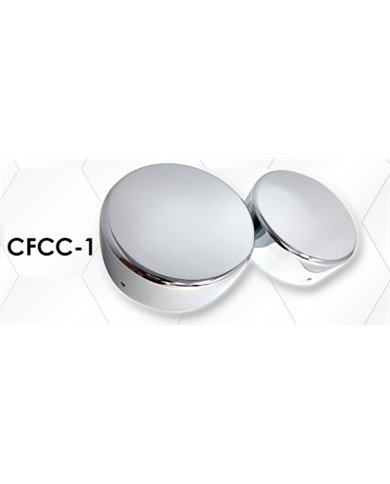 LNCCFCC-1 - Chrome Plated Billet Aluminum KW Fuel Cap Cover (Set of 2)